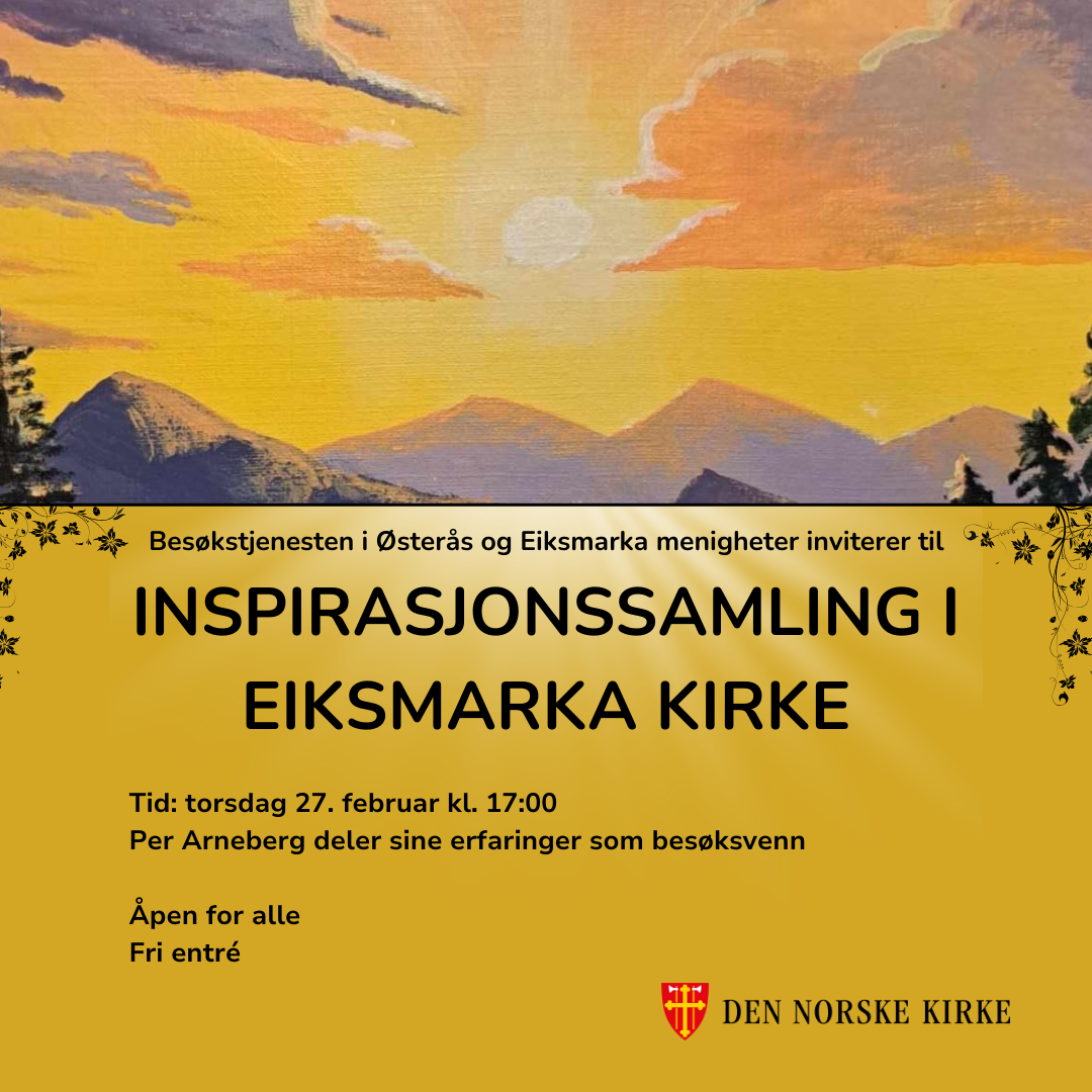 Bilde av informasjonsplakat til inspirasjonssamling